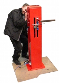 montage van de automaat in de werkplaats