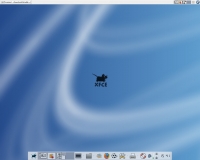 xfce desktop, onze favoriet. Klik voor een vergroting